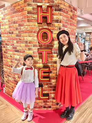 親子でおでかけ写真